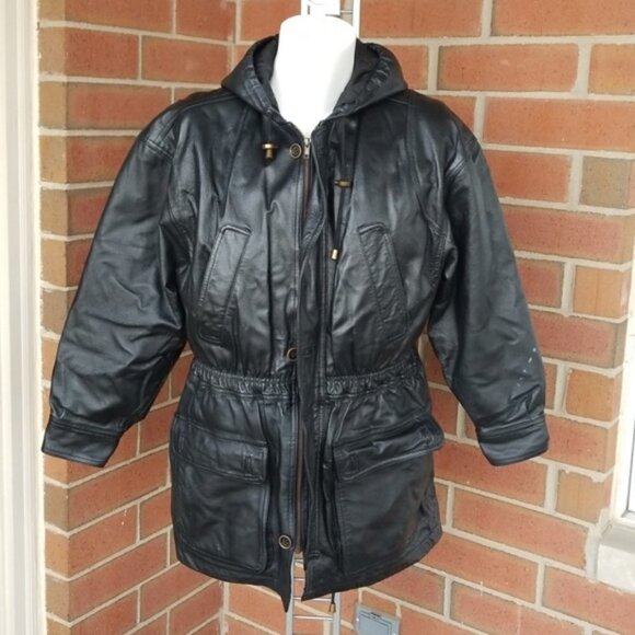 G III 100% Leather unisex jacket (S) EUC - Picture 2 of 5